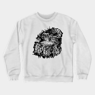 The Chase of Fortune: Pursuing Wealth in the Jaws of Currency Crewneck Sweatshirt